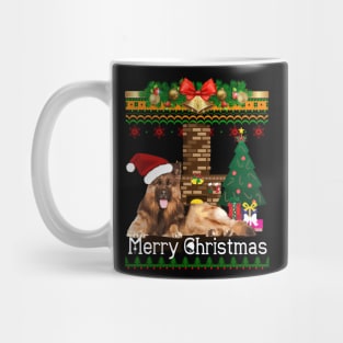 Ugly Christmas Sweater GERMAN SHEPHERD Mug